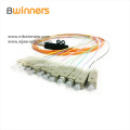 Single-Mode 12 Core FCAPC Ribbon Optical Cable Pigtail